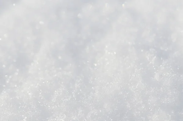 Fond de neige blanche fraîche. Fond naturel d'hiver . — Photo