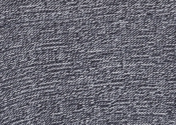 Warm black and white  handmade sweater made of wool. — Stock Photo, Image