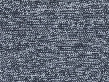 Sıcak siyah beyaz yün kazak doku. Örme kumaş arka plan.