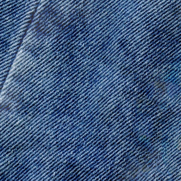 Vista de cerca azul natural limpio denim textura . — Foto de Stock