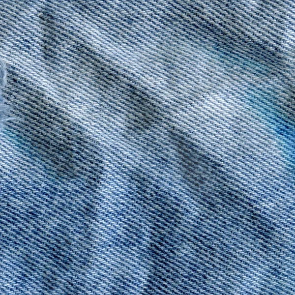 青いデニムのジーンのテクスチャ背景 — ストック写真