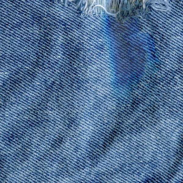 Nahaufnahme blau natürliche saubere Denim-Textur. — Stockfoto