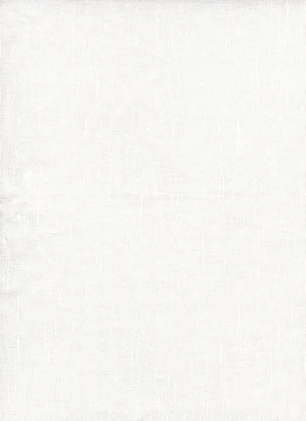 Achtergrond van witte grove canvas textuur. — Stockfoto