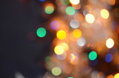 Altın parlak bokeh arka plan