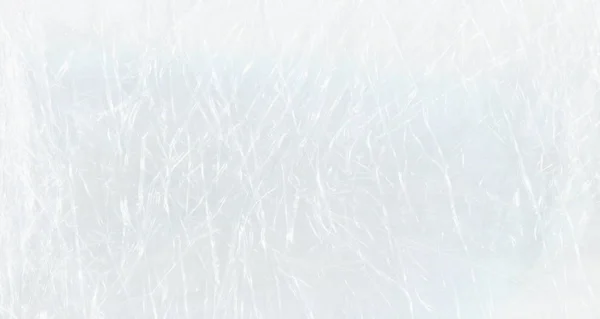 Білий збитий целофан. Поліетиленова біла текстура — стокове фото