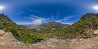 Dağ doruklarına Cape Town, Güney Afrika