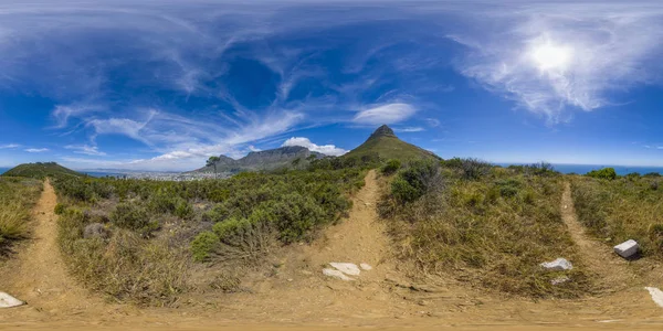 Berggipfel in Kapstadt, Südafrika — Stockfoto