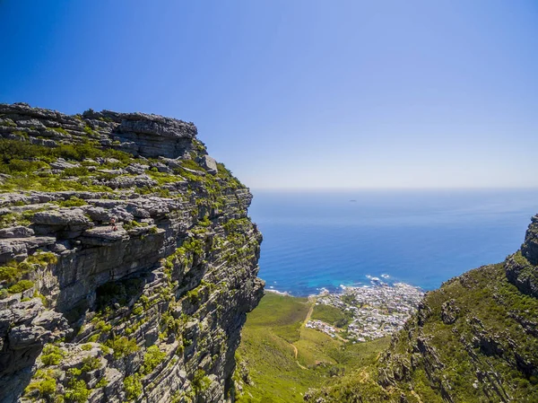 Cape Town hike up Table Mountain — Stock Photo, Image