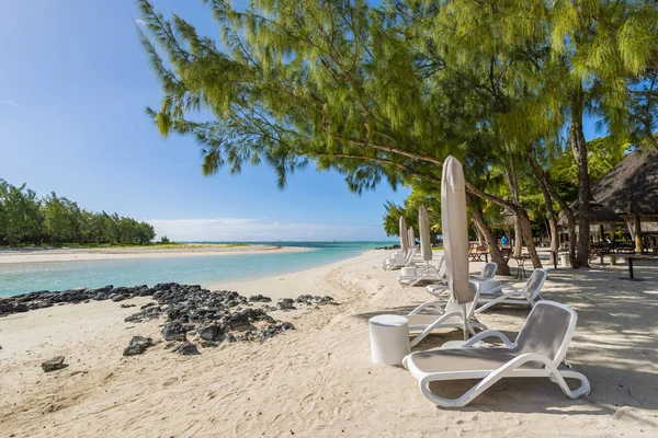 Mauritius tropiskt paradis strand — Stockfoto