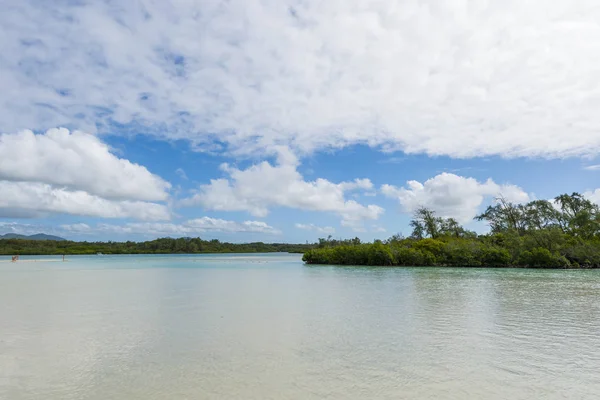 Mauritiusi trópusi paradicsomban beach — Stock Fotó