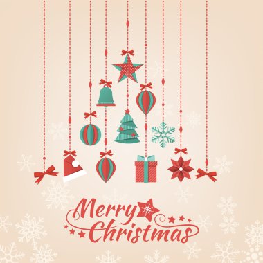 Kağıt Noel süsleri el hazırlanmış