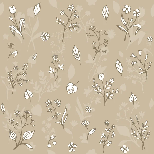 Floral seamless background pattern — Stock Vector