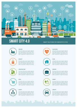 infographics akıllı çağdaş City 