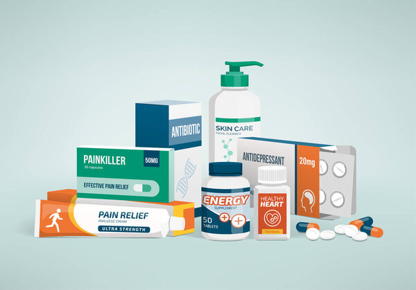 Healthcare, medicine and drug types