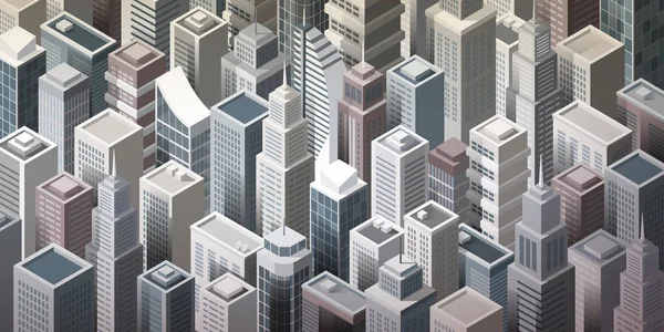 Ville métropolitaine moderne — Image vectorielle