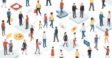 İş adamları birlikte çalışıyor.