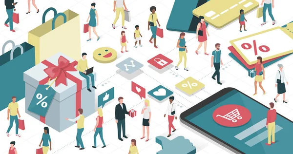 Çevrimiçi Alışveriş yapan İnsanlar