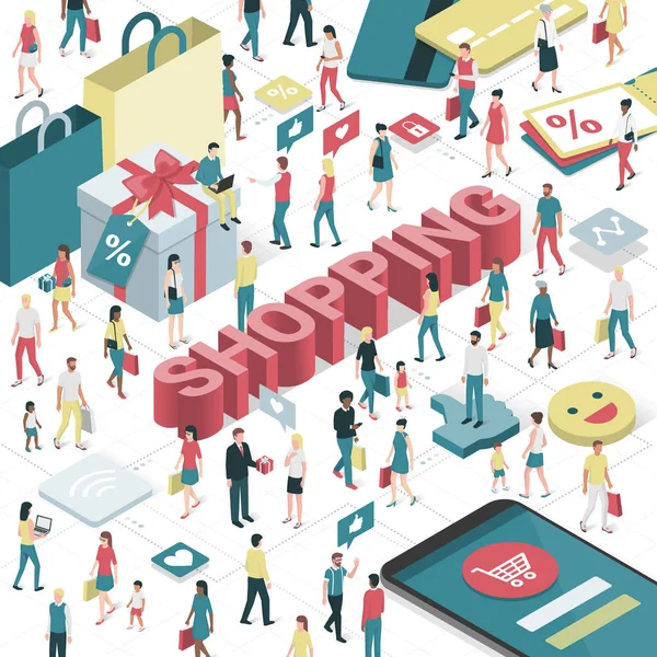 Çevrimiçi Alışveriş yapan İnsanlar