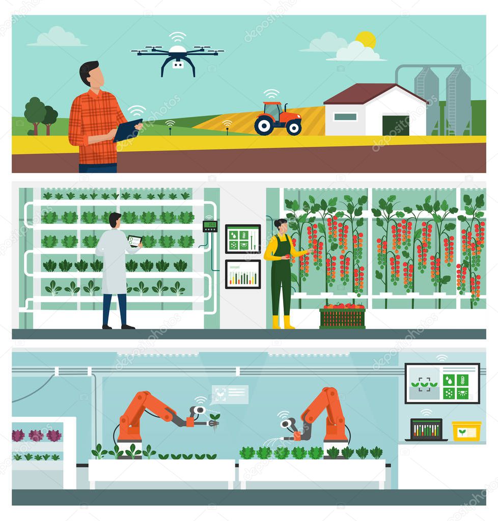Smart agriculture and IOT