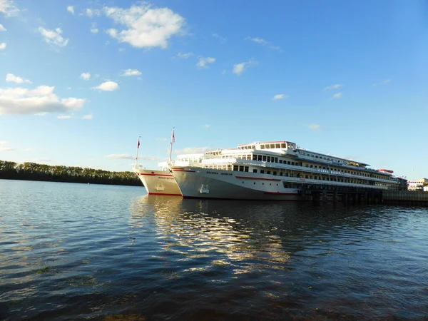 Cruise ships on the river