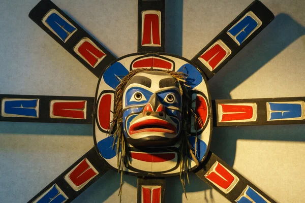 Enjoyed First Nations Carvings Were Impressed Craftmanship Vibrant Colors Were Stock Photo