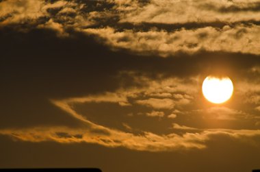 Güneş ayarı ile duvar kağıdı