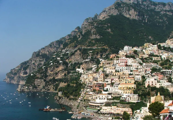 Positano, Amalfi Coast incisi görünümünü