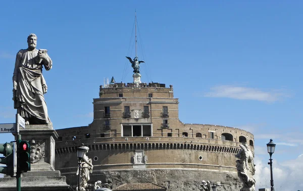 Castel Sant'Angelo: sommarresidens för påven — Stockfoto