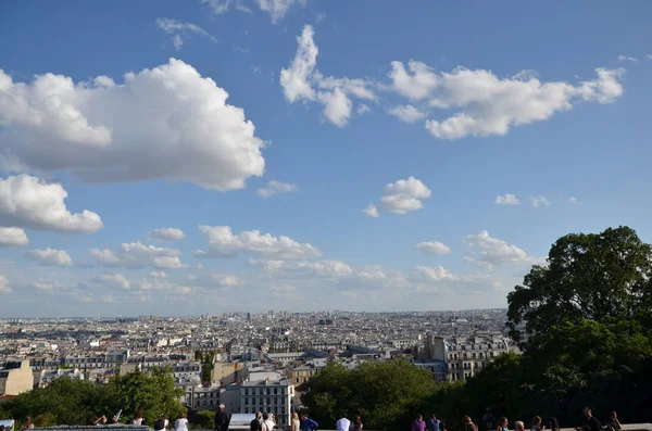 Párizs, a Montmartre-hegy — Stock Fotó