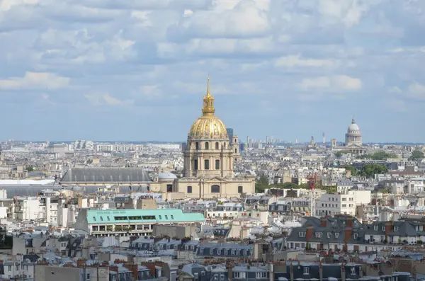 Pariser Skyline vom Montmartre aus — Stockfoto