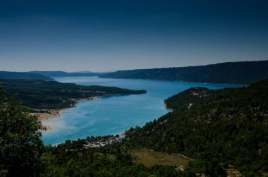 2020 yazında İtalya 'nın Ligurian sahillerindeki deniz manzaraları