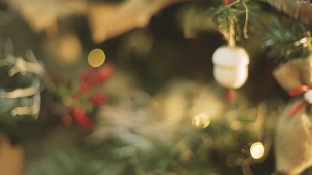 Árbol de Navidad Luces — Vídeos de Stock