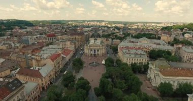 Lviv Opera anteni Old City Ukrayna