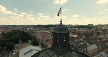 Eski şehir Lviv Opera Ukrayna'nın