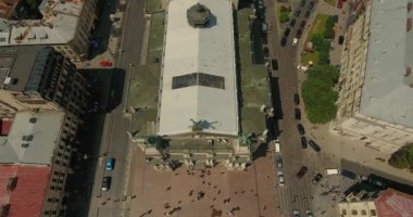 Eski şehir Lviv Opera Ukrayna