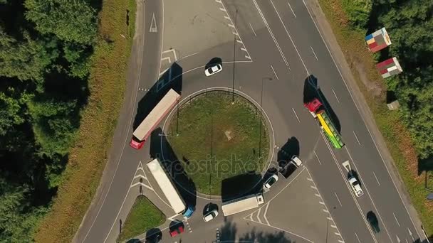 高速道路の環状道路 — ストック動画