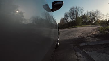 Araba tekerlek POV iplik