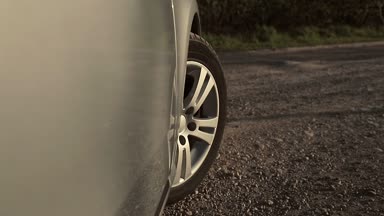 Araba tekerlek iplik bakış açısı