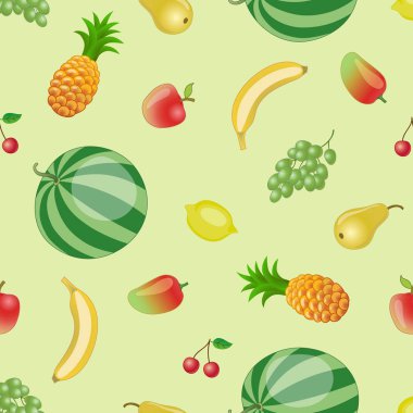 Dikişsiz meyve deseni 