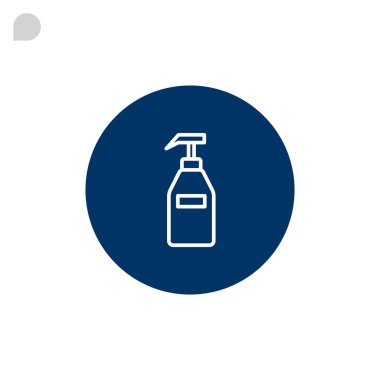 sıvı sabun, nemlendirici, losyon konteyner simgesi