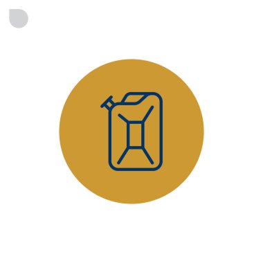 Benzin teneke kutu simgesi