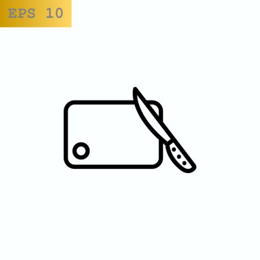 bıçak ve yönetim kurulu simgesi