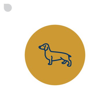 Dachshund köpek simgesi