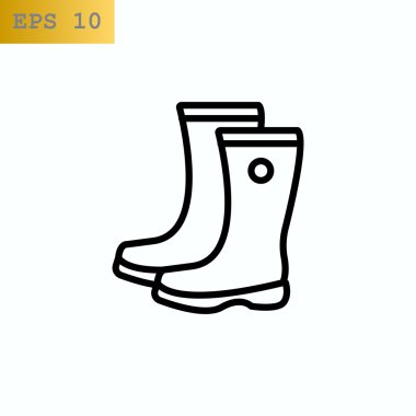 Lastik çizmeler simgesi