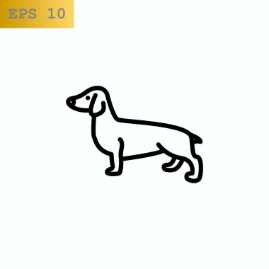Dachshund köpek simgesi