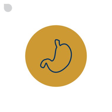 İnsan mide organı simgesi