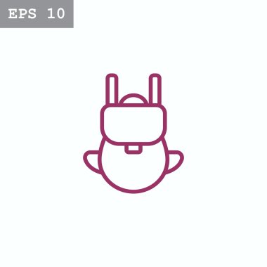 Sırt çantası simgesini hiking