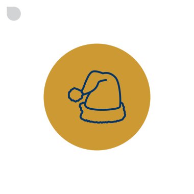 Noel Baba şapka simgesi