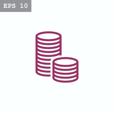 Para sikkeleri simgesi