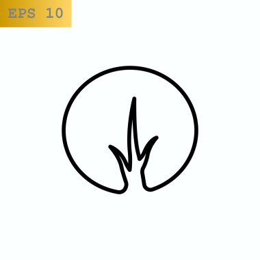 soyut ağaç simgesi